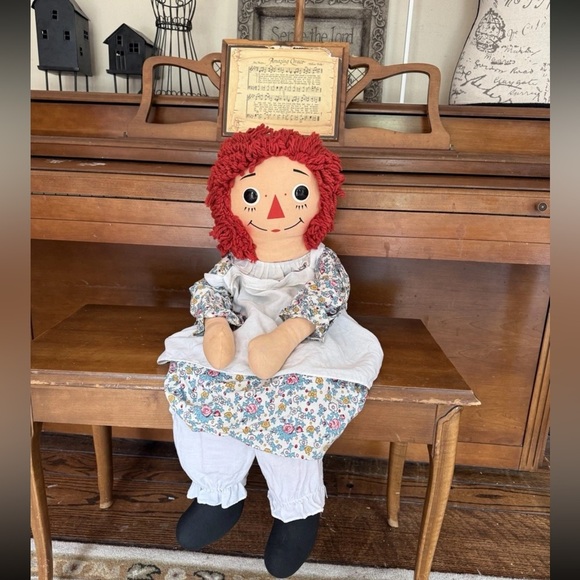 Rare Vintage 1960's The Original Knickerbocker 32" Raggedy Ann Doll - Picture 2 of 11